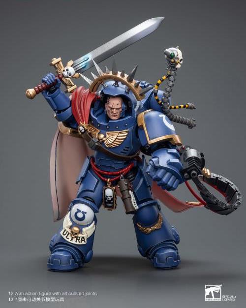 JoyToy Warhammer 40K Ultramarines Captain in Gravis Armour 1/18 Scale Action Figure - View 7