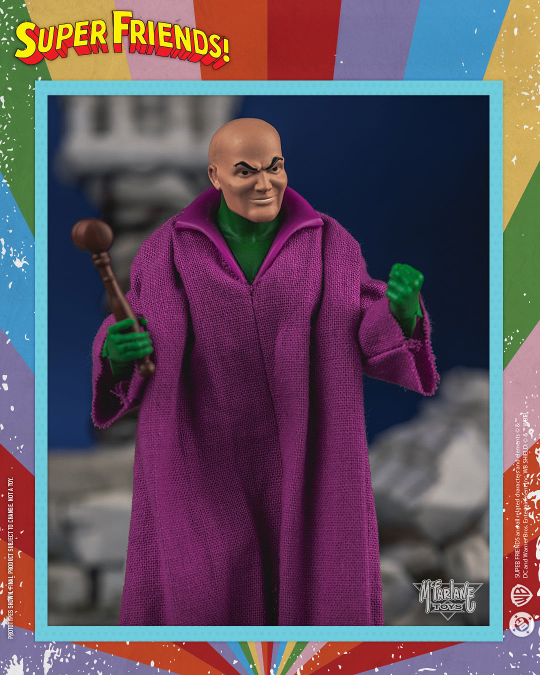 McFarlane Toys Super Friends DC Retro Judge Luthor Plastic Action Figure - View 5