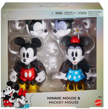 Mattel Disney 100th Anniversary Mickey & Minnie Mouse Figure Two-Pack - View 9