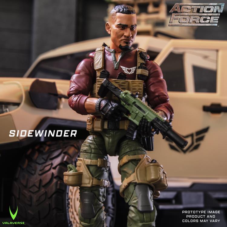 Valaverse Action Force Sidewinder 1/12 Scale Plastic Action Figure - View 3