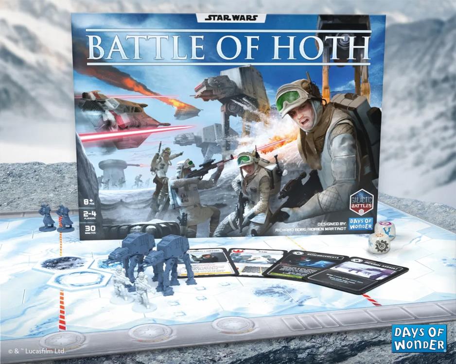 Days of Wonder Star Wars: Battle of Hoth Board Game Based on The Empire Strikes Back - View 3