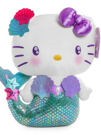 Kidrobot Hello Kitty Purple Mermaid Plush, 13-Inch Soft Character