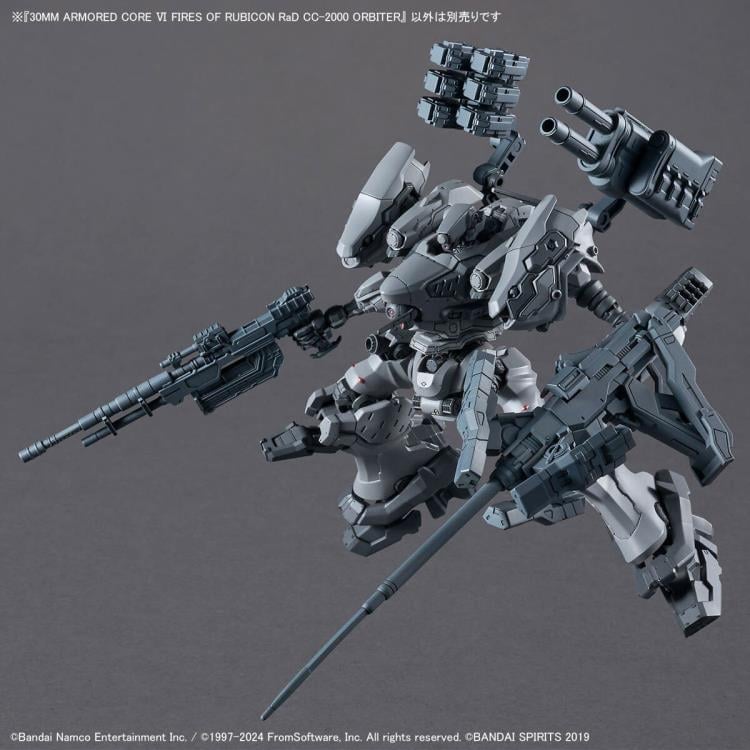 Bandai Armored Core VI: Fires of Rubicon 30 Minutes Missions RaD CC-2000 Orbiter Model Kit - View 10