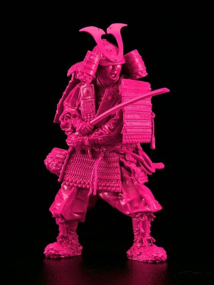 Max Factory PLAMAX Kamakura Period Armored Warrior (Pink Color Edition) 1/12 Scale Model Kit - View 3