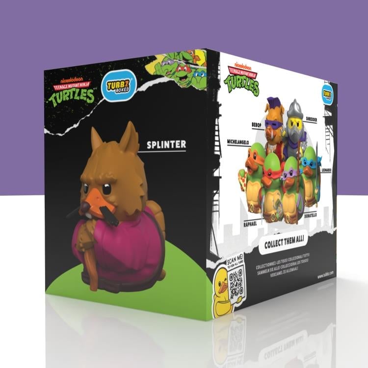 Numskull Teenage Mutant Ninja Turtles Tubbz Splinter Cosplaying Duck (Boxed Edition) 3.54-Inch PVC Collectible - View 5
