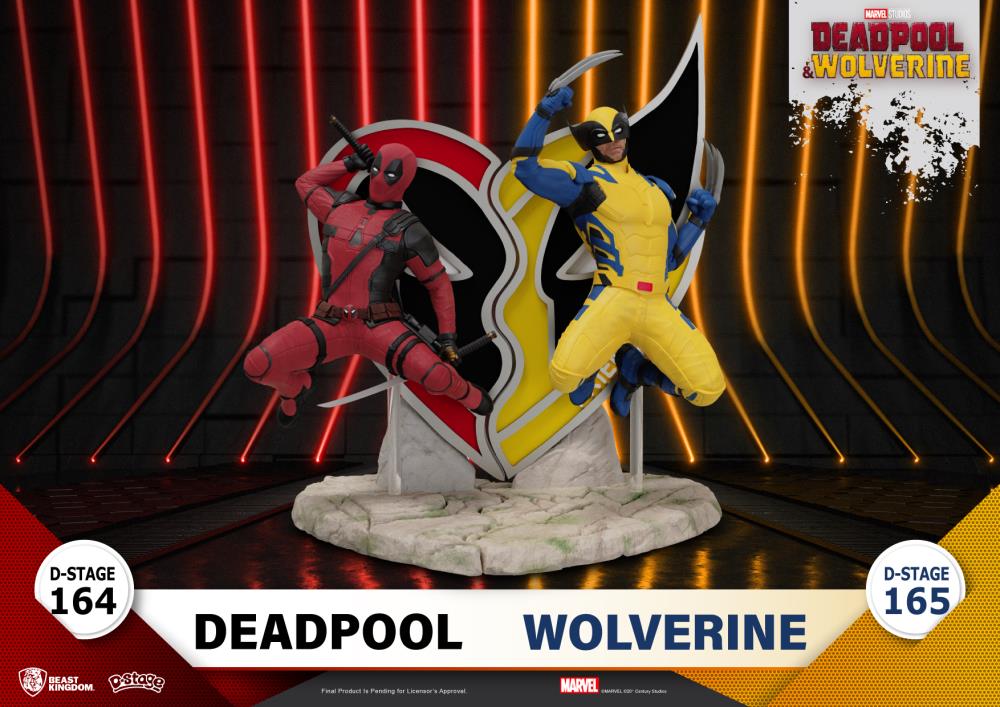 Beast Kingdom Marvel Deadpool & Wolverine D-Stage DS-165 Wolverine 6-Inch Figure - View 8