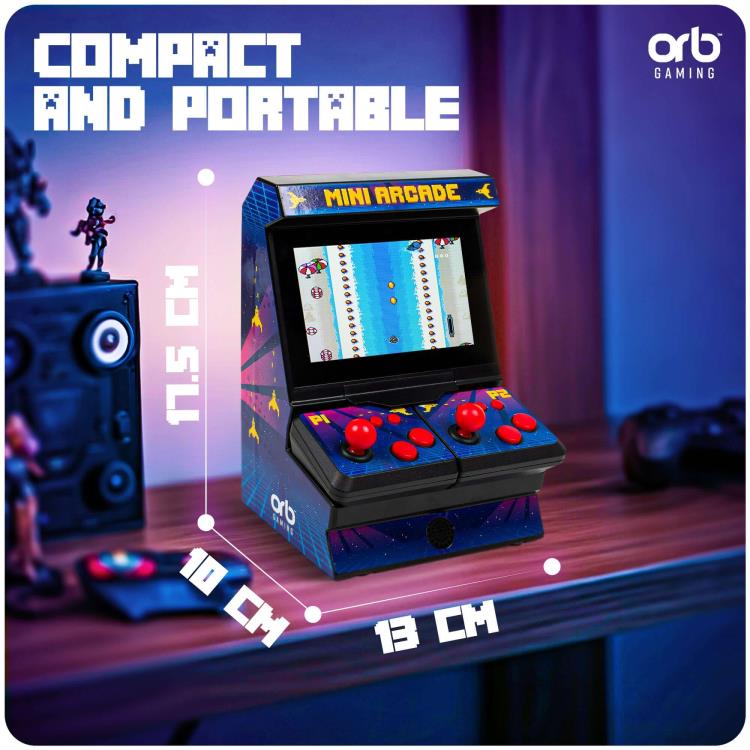 ThumbsUp! Orb Retro Gaming 2-Player Retro Mini Arcade Machine (7-Inch) - View 7