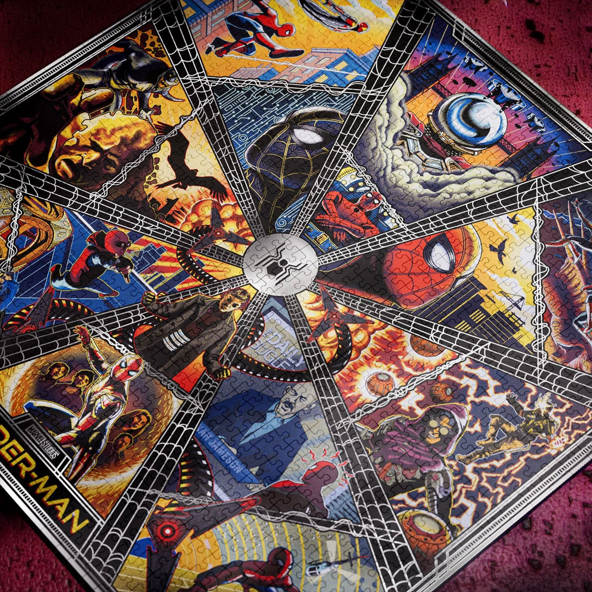 Theory11 Marvel Spider-Man Premium Jigsaw Puzzle with Spider-Man Artwork, 25.6 Inches - View 11