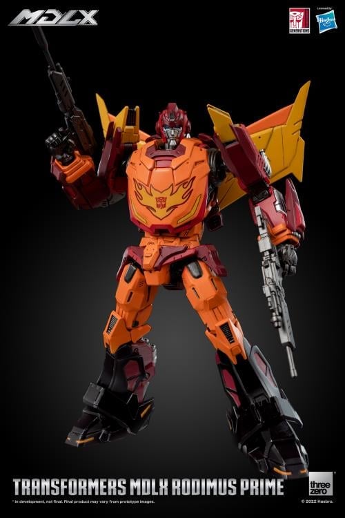 threezero Transformers MDLX Articulated Figures Series Rodimus Prime 7.1-Inch Action Figure - View 9