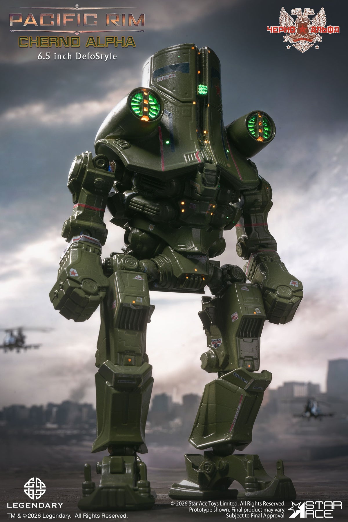 Star Ace Pacific Rim DefoStyle Cherno Alpha Action Figure (6.5-Inch) - View 3