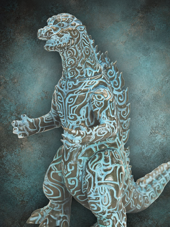 CCP Godzilla (1954) Middle Size Series Godzilla Creation Godzilla (Bronze-Style Ver.) Figure