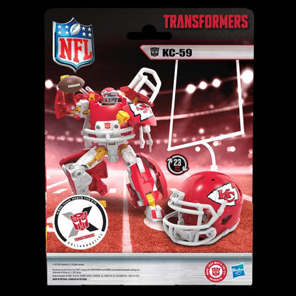 Hasbro Transformers Collaborative NFL x Transformers Kansas City Chiefs KC-59 5.5-Inch Action Figure - View 12