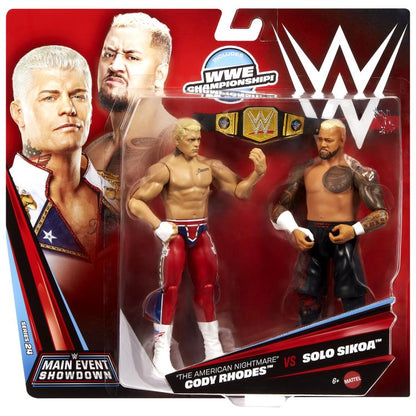 Mattel WWE Championship Showdown Series 24 Cody Rhodes vs. Solo Sikoa Two-Pack - View 7