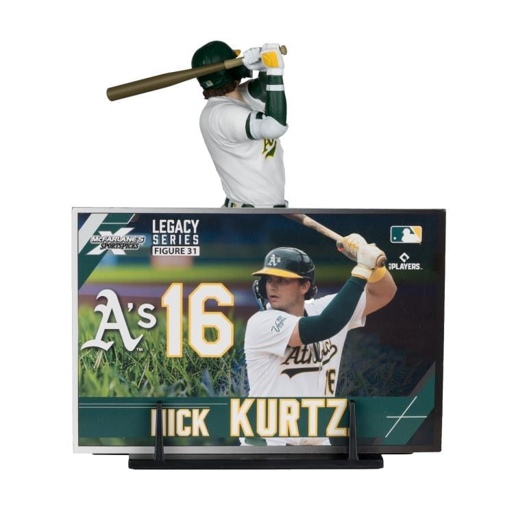 McFarlane Toys MLB SportsPicks Nick Kurtz Oakland Athletics 7-Inch Posed Figure - View 5
