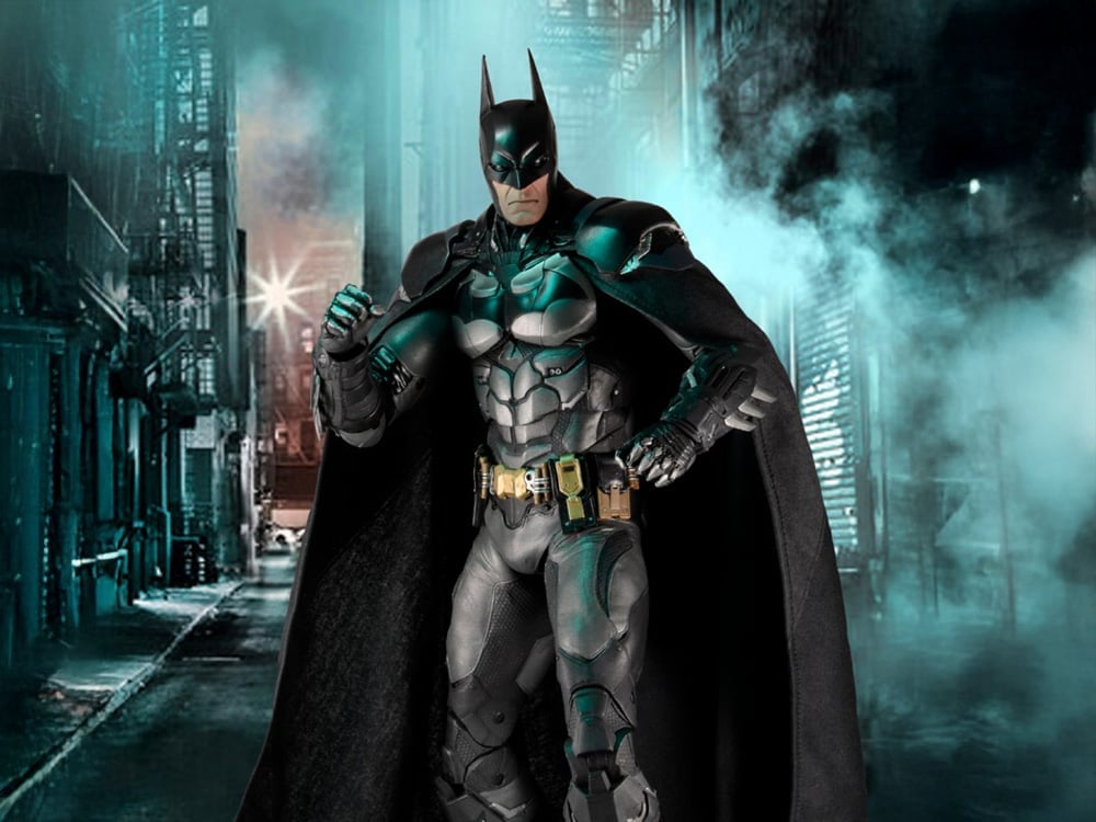 NECA Batman: Arkham Knight Batman 1/4 Scale 18-Inch Action Figure - View 2