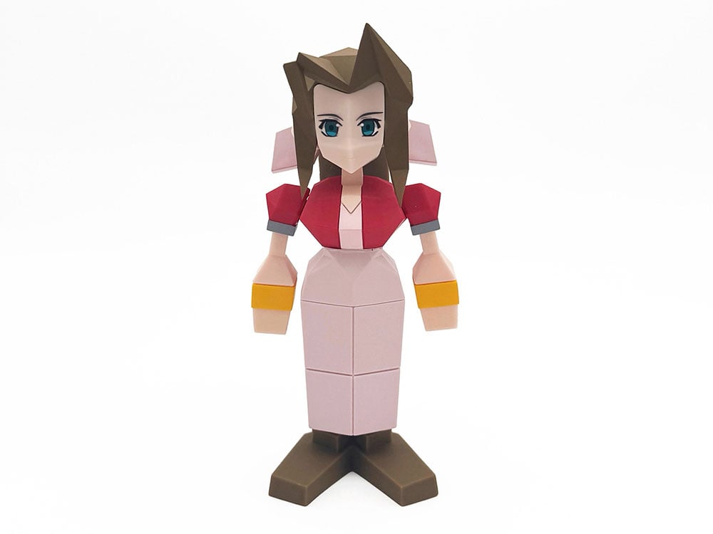Square Enix Final Fantasy VII Aerith Gainsborough Polygon Soft Vinyl Figure, 5.5-Inch - View 2