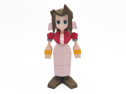 Square Enix Final Fantasy VII Aerith Gainsborough Polygon Soft Vinyl Figure, 5.5-Inch - View 2