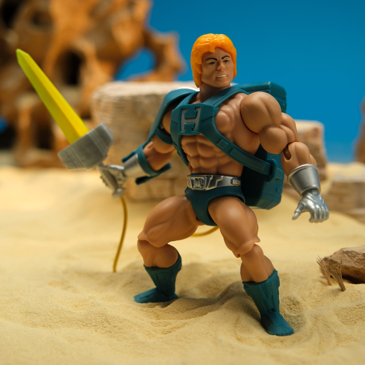Mattel Masters of the Universe: Origins Laser Power He-Man Deluxe Action Figure - View 3