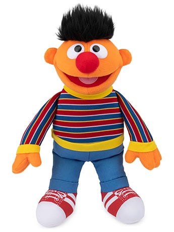 Gund Sesame Street Ernie 13.5-Inch Soft Plush Character Toy