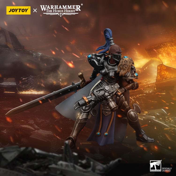 JoyToy Warhammer The Horus Heresy Sisters of Silence Argent Lynx Vigilator Cadre Vigilator 1/18 Scale Action Figure (Ver. 2) - View 8