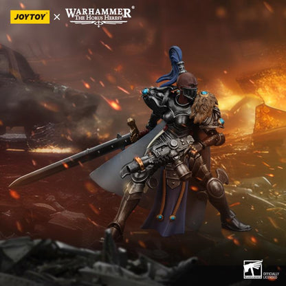 JoyToy Warhammer The Horus Heresy Sisters of Silence Argent Lynx Vigilator Cadre Vigilator 1/18 Scale Action Figure (Ver. 2) - View 8