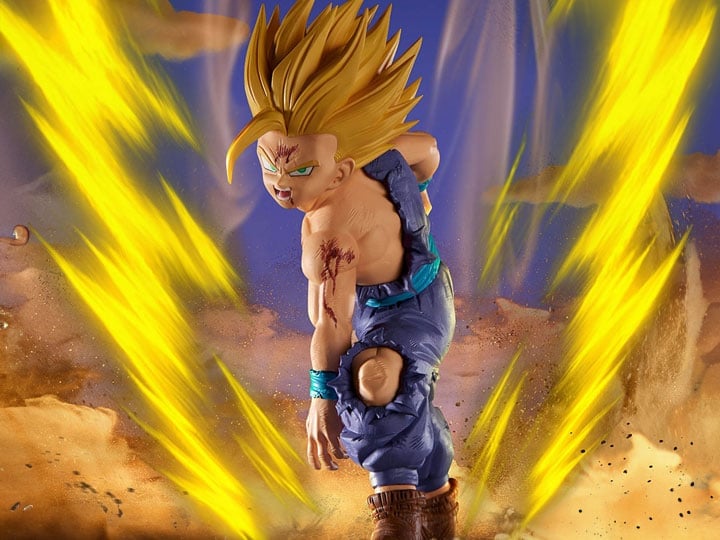 Bandai Dragon Ball Z Match Makers Super Saiyan Gohan Vs. Cell 4-Inch Figure - View 2