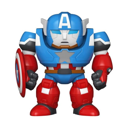 Funko Marvel: What If...? Bitty Pop! Bitty Bot Captain America Mecha with Captain America Vinyl Figure - View 3