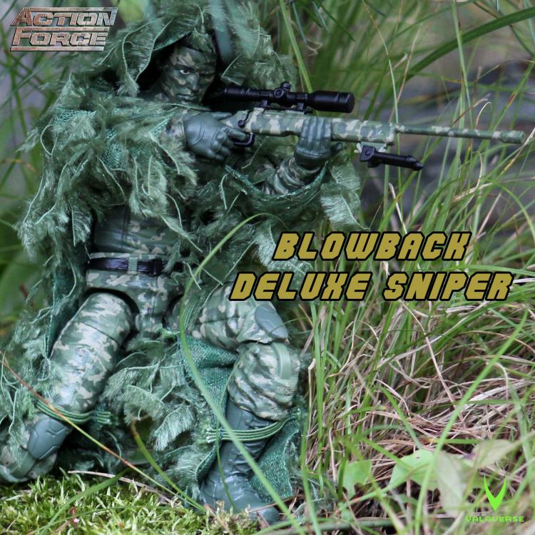 Valaverse Action Force Blowback Deluxe Sniper 1/12 Scale Plastic Figure - View 3