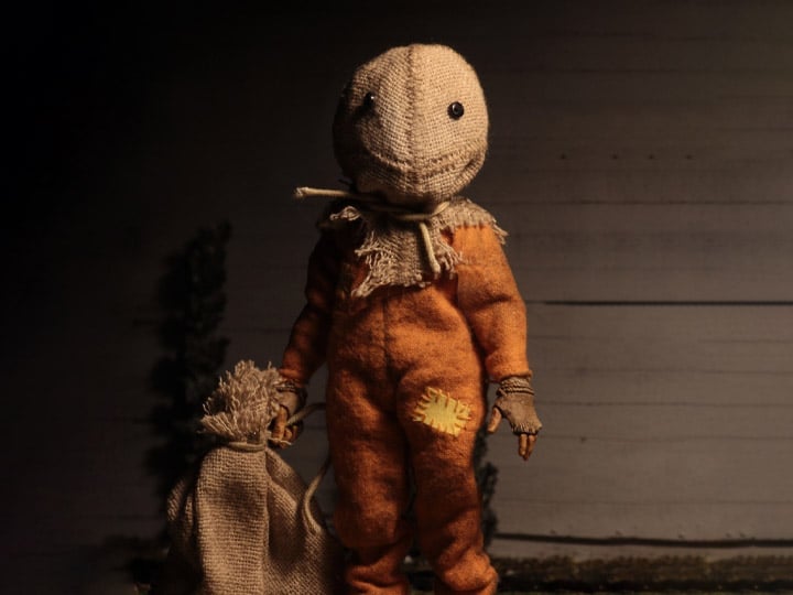 NECA Trick 'r Treat Sam Plastic Figure Listed at 5 and 8 Inches - View 2