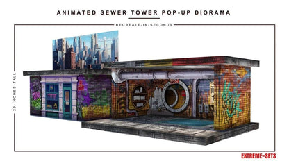 Extreme-Sets Animated Sewer Tower 1/12 Scale Pop-Up Diorama from the Multiverse Collection - View 8