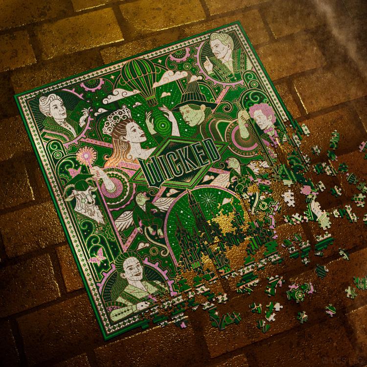 Theory11 Wicked 1000-Piece Jigsaw Puzzle (Wicked Movie Theme) - View 9