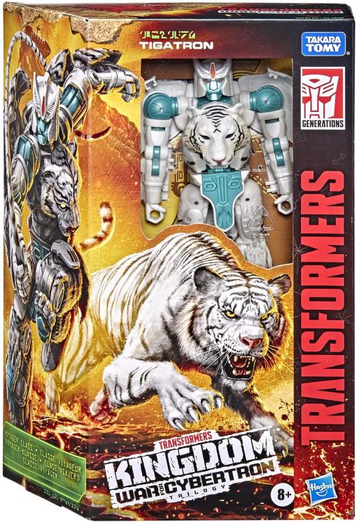 Hasbro Transformers War for Cybertron: Kingdom Voyager Class Tigatron 7-Inch Action Figure - View 5