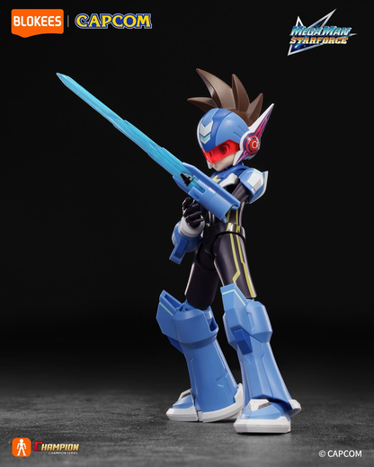 Blokees Mega Man Champion Class CC02 Shooting Star Mega Man Model Kit 10-Inch - View 6