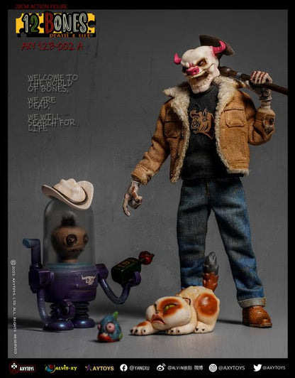 AxyToys 12 Bones Cowboy (2A) 8-Inch Plastic Action Figure - View 4
