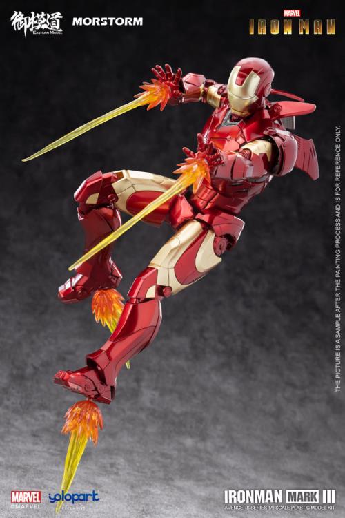 Morstorm Eastern Model Marvel Iron Man Mark III (Deluxe Ver.) 1/9 Scale Model Kit - View 8