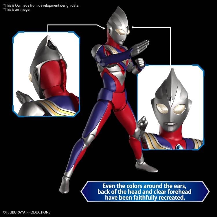 Bandai Figure-rise Standard Ultraman Tiga (Multi Type) Plastic Model Kit - View 10