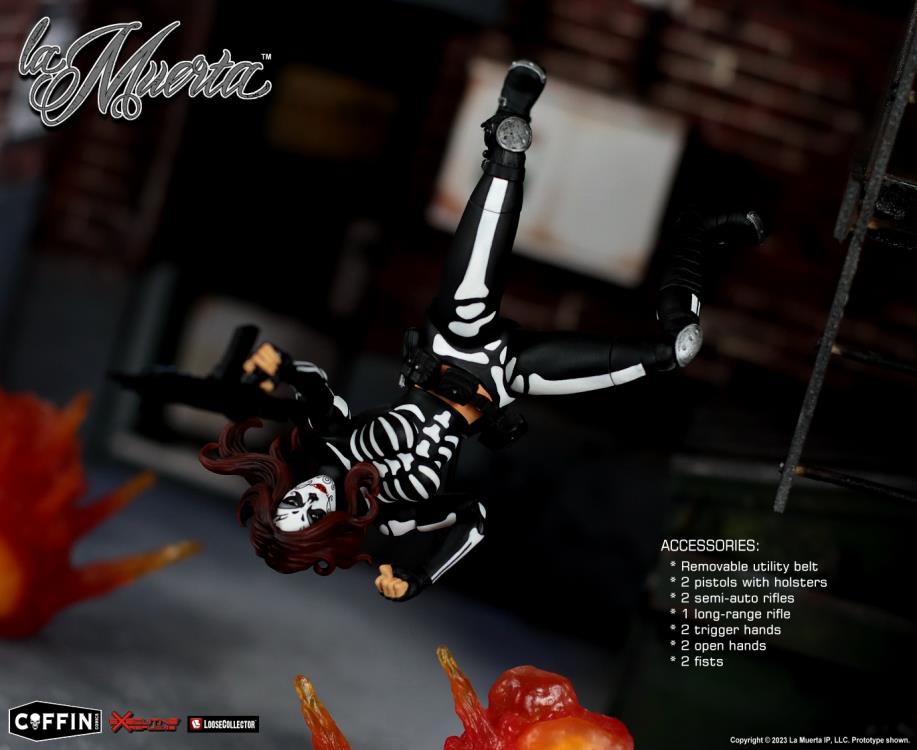 LooseCollector La Muerta 1/12 Scale 6-Inch Action Figure - View 8