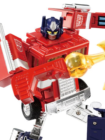 Takara Tomy Transformers Missing Link C-01 Optimus Prime 40th Anniversary Plastic Figure