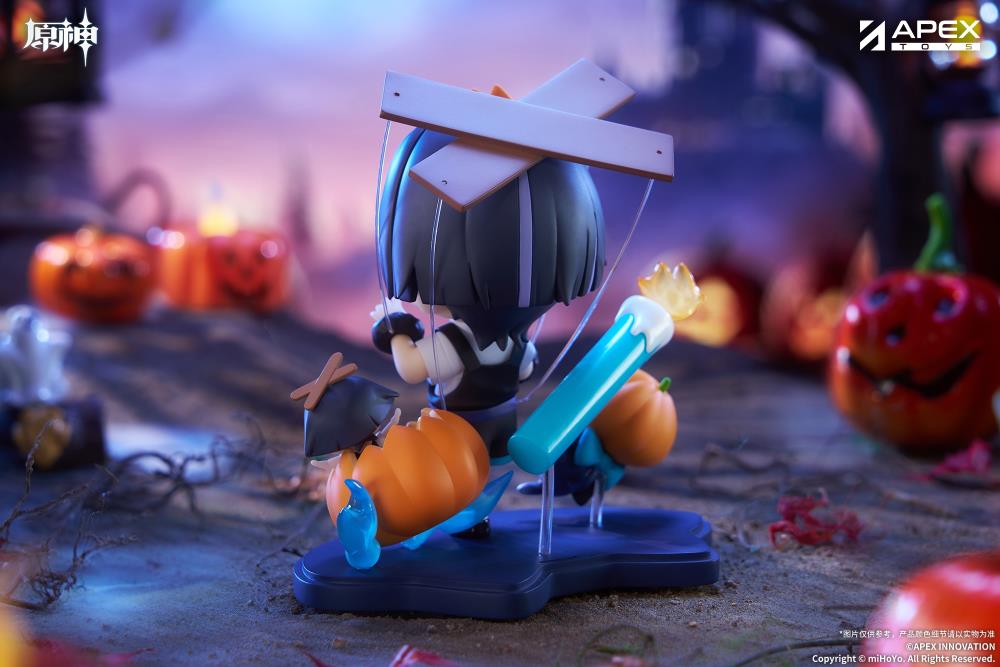 Apex Genshin Impact Wanderer (Twilight Whimsy) Chibi Figure (With Bonus) 4-Inch - View 4
