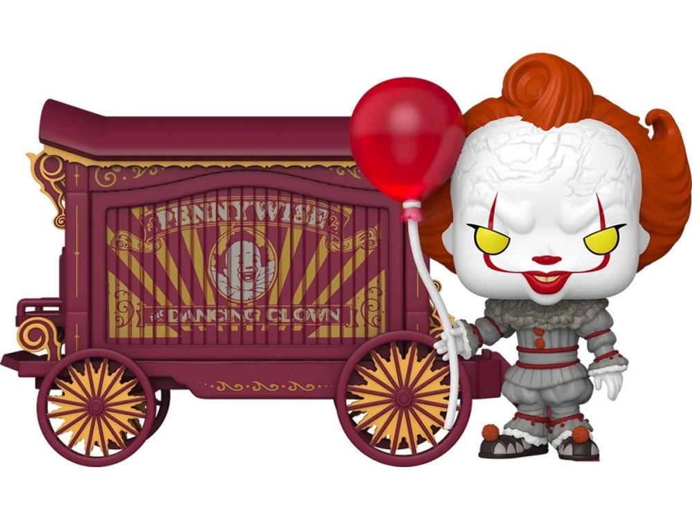 Funko Pop! Town IT: Welcome to Derry #49 Pennywise and Wagon Vinyl Figure Set - View 3