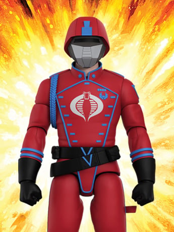 Super7 G.I. Joe Ultimates Cobra Crimson Guard Action Figure