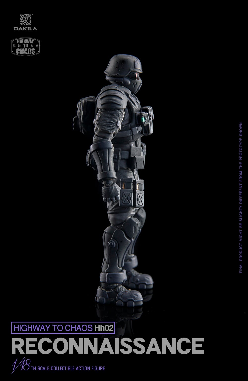 Dakila Highway to Chaos HH02 Reconnaissance Hellhound Scout 1/18 Scale Action Figure - View 12