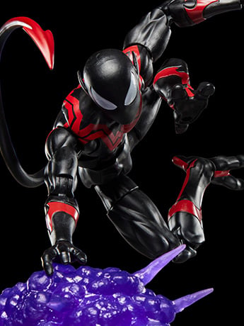 Hasbro Spider-Man Marvel Legends Retro Collection Spider-Man Nightcrawler Plastic Action Figure