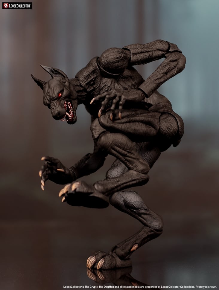 LooseCollector The Crypt Dogmen Black 1/12 Scale 8-Inch Action Figure - View 9