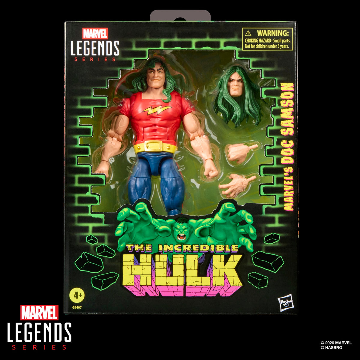 Hasbro The Incredible Hulk Marvel Legends Marvel's Doc Samson Action Figure - View 9