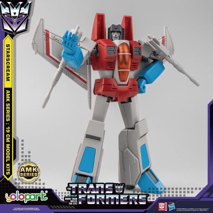 Yolopark Transformers G1 Starscream Advanced Model Kit 7.5-Inch Plastic Model Kit - View 5