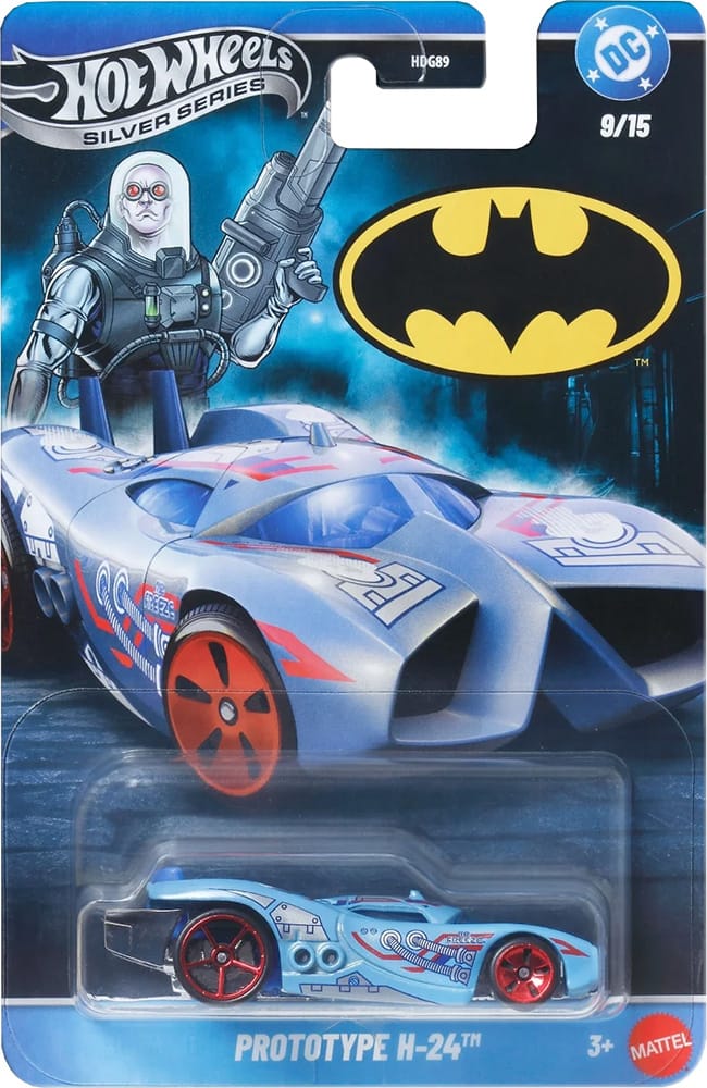 Mattel Hot Wheels DC Comics Silver Series 2026 Mix 2 Set of 5 1/64 Scale Die-Cast Models - View 9
