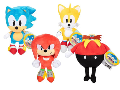 Jakks Pacific Sonic the Hedgehog 9-Inch Scale Wave 13 Soft Plush Set of 4 - View 2
