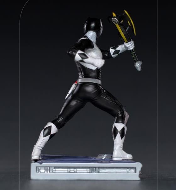 Iron Studios Mighty Morphin Power Rangers Battle Diorama Series Black Ranger 1/10 Scale Limited Edition Statue - View 5