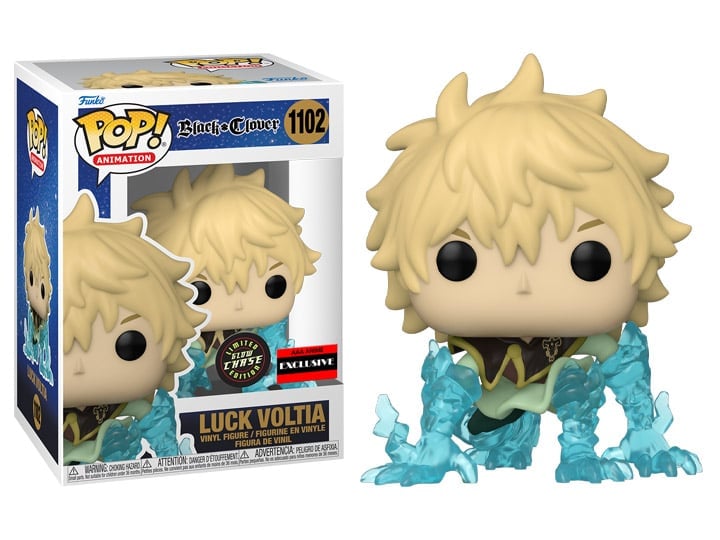 Funko Pop! Animation Black Clover Luck Voltia AAA Anime Exclusive Chase Variant, 4.5-Inch - View 2